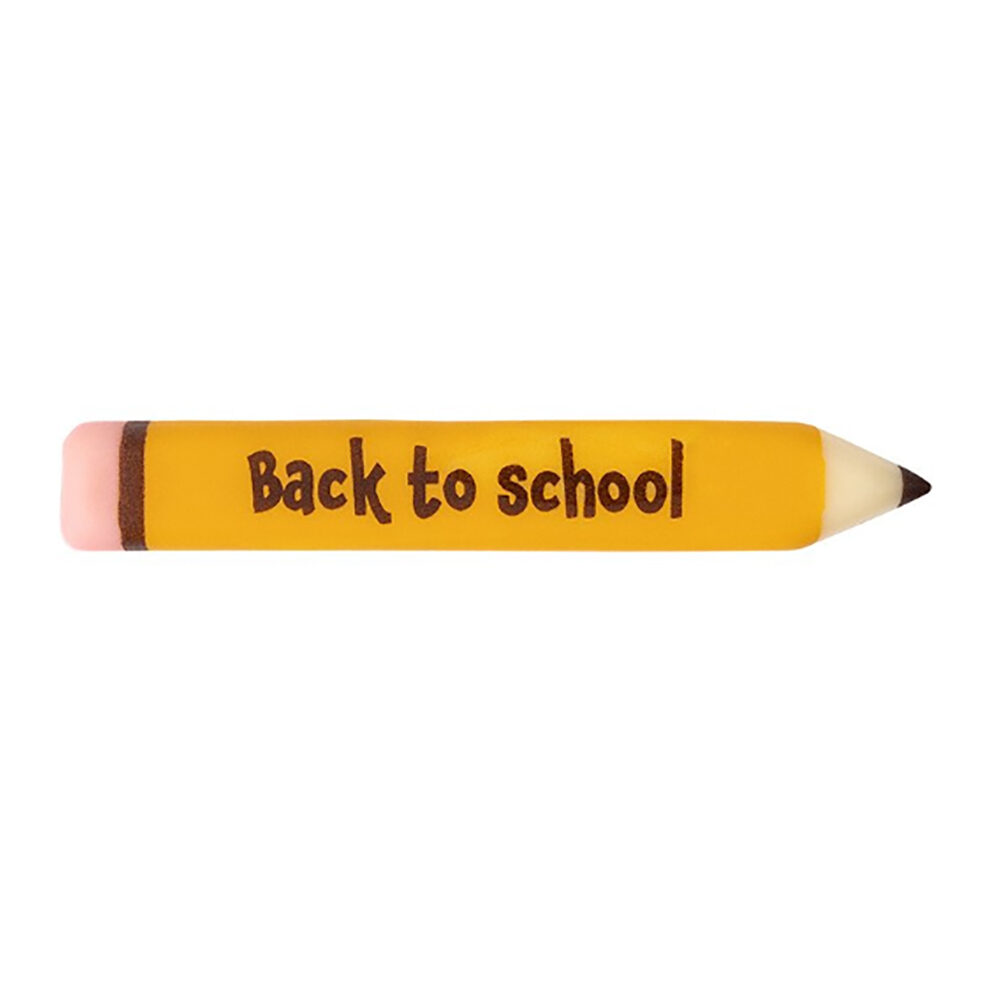 X150PC CRAYON BACK TO SCHOOL L.8X1,2CM CHOCOLAT 2001185