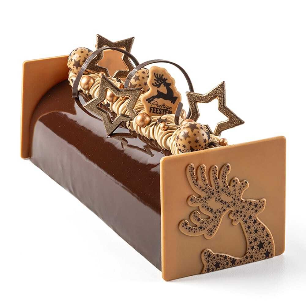 80xPIQUET CERF L.6,7CM CARAMEL