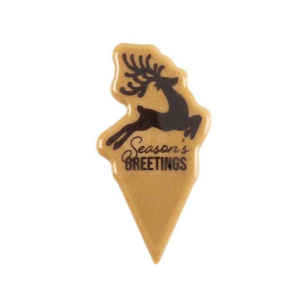 80xPIQUET CERF L.6,7CM CARAMEL