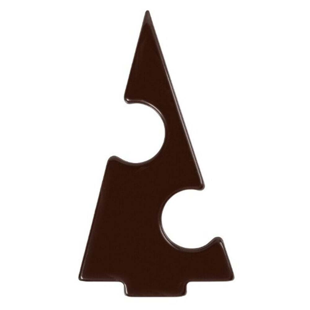 X30ST KERSTBOOM GROTE BOLLEN L.7X12,5CM FOND. CHOC. 2015442