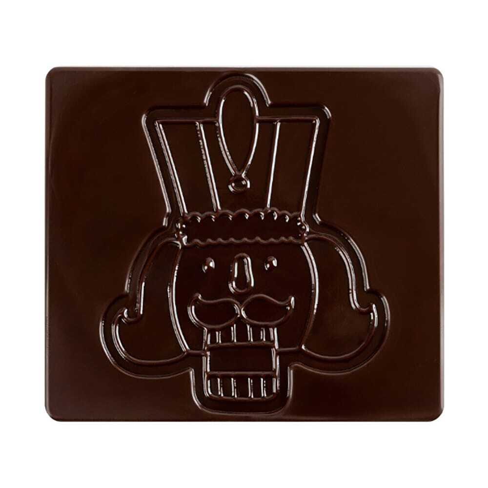X100PC ASS. PERE NOEL H.4,5CM CHOCOLAT BLANC 2015445