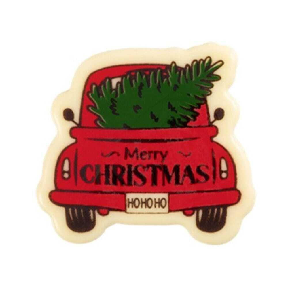 X75ST AUTO MERRY CHRISTMAS L.4,8X4,4CM CHOCOLADE 2015457