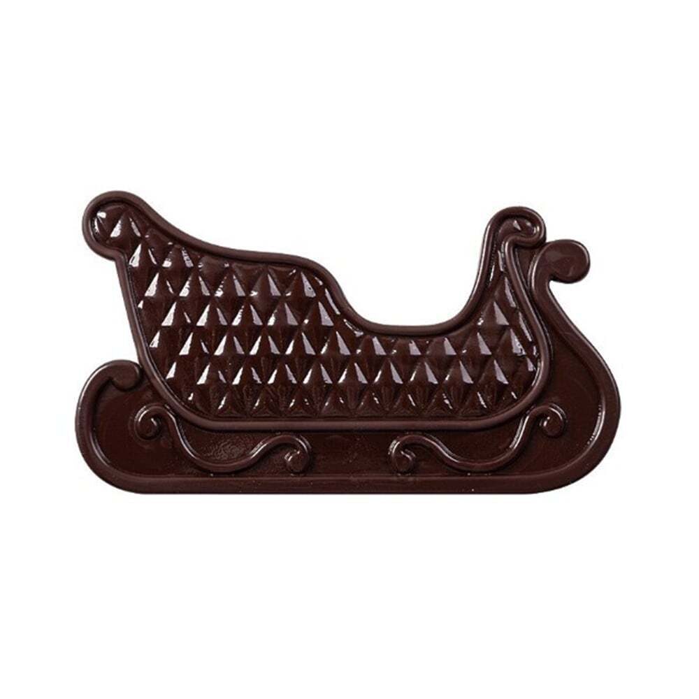 X40PC SLEIGH 2D L.12,5X7CM DARK CHOCOLATE 2015588