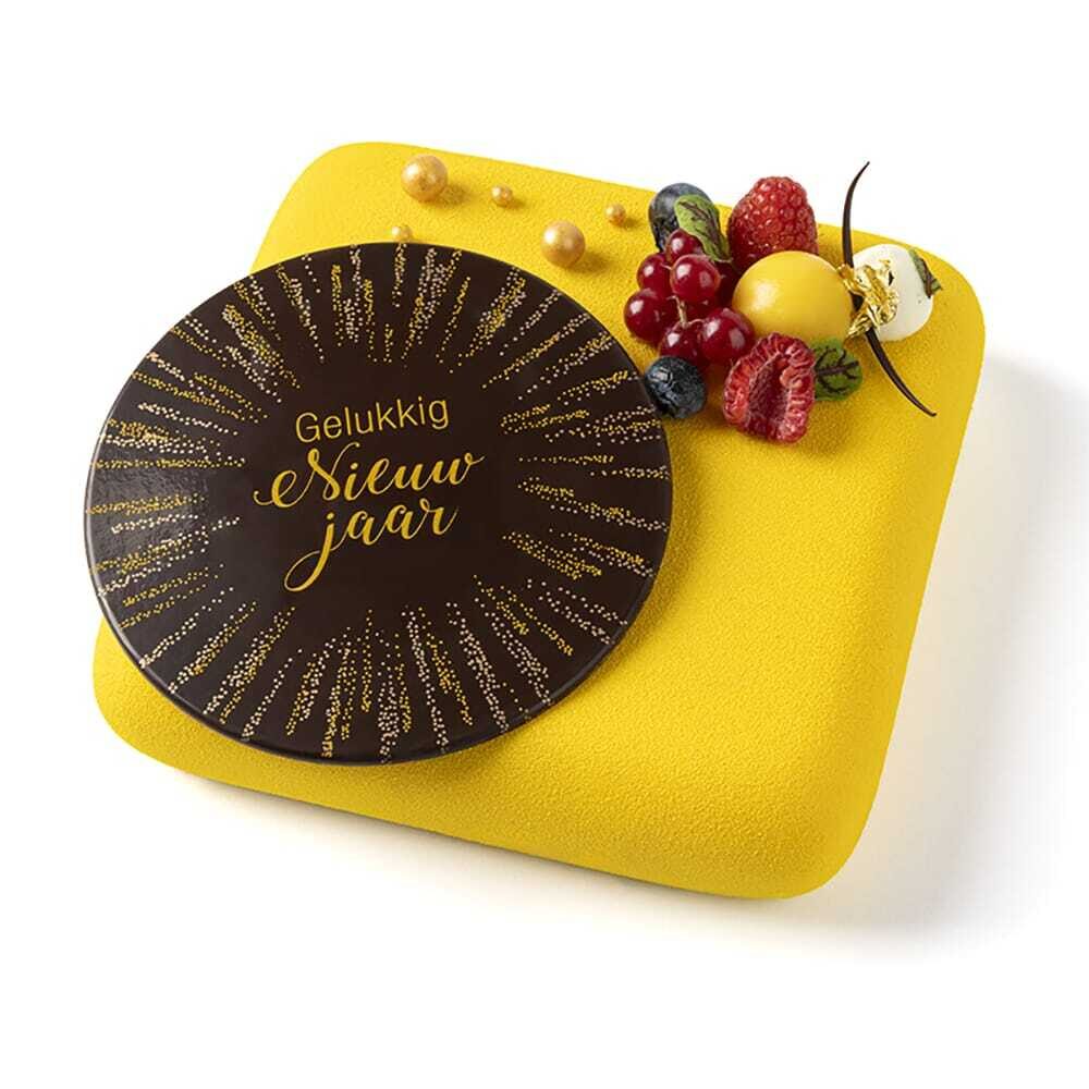 10xLETTRE GELUKKIG NIEUWJAAR 2026 D.12CM