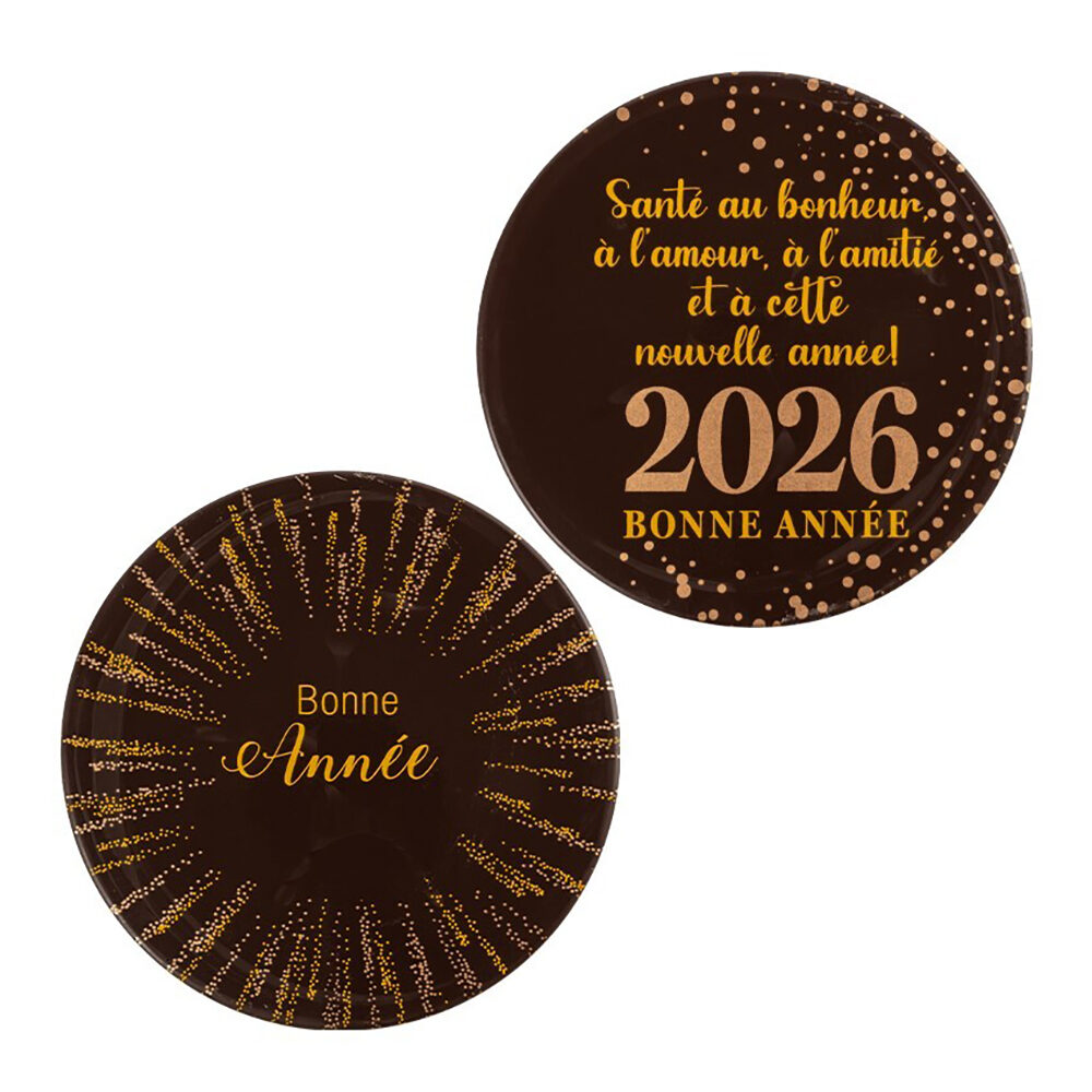 10xLETTER BONNE ANNEE 2026 Ø12CM