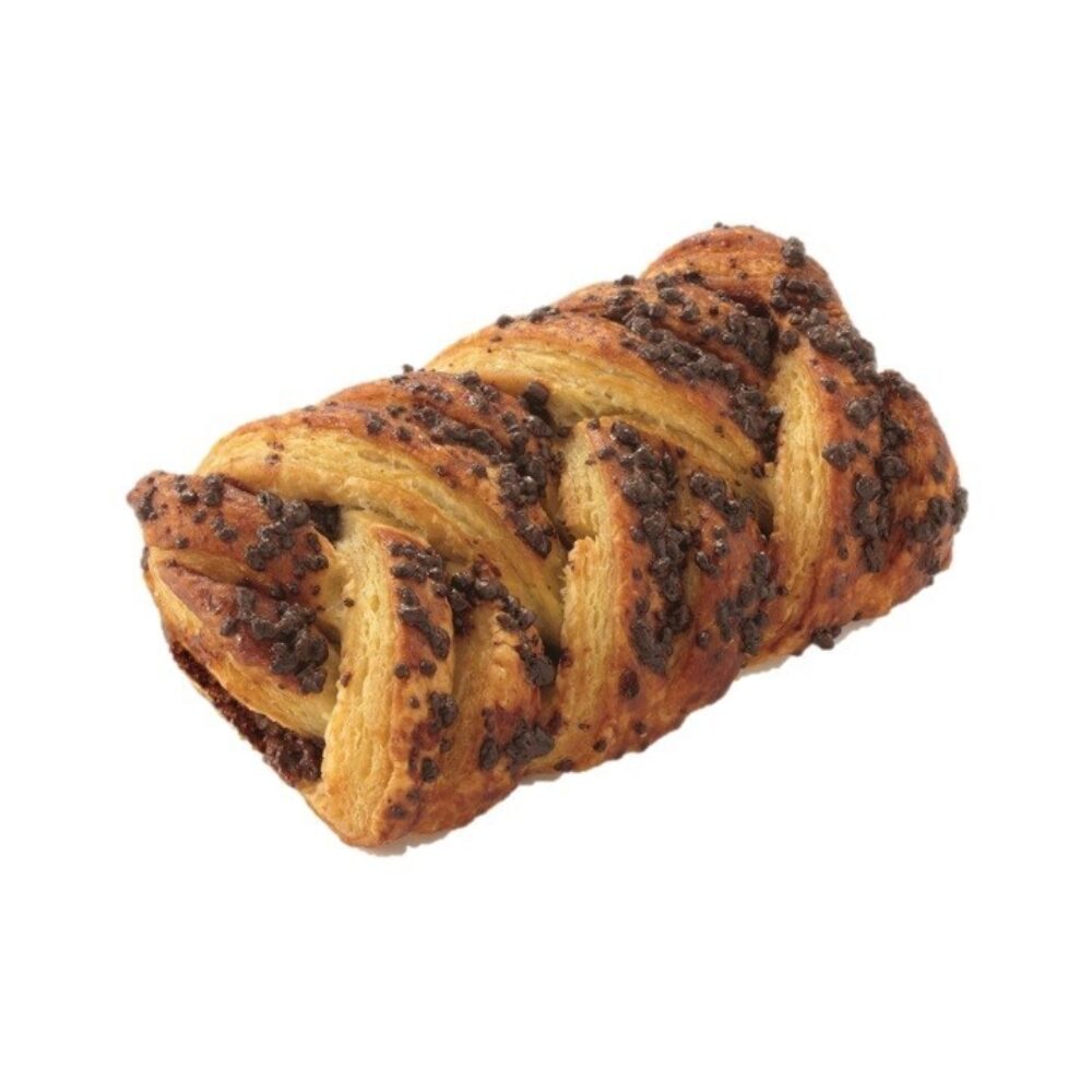 C/48PC CHOCOLATE-HAZELNUT BRAID 95G
