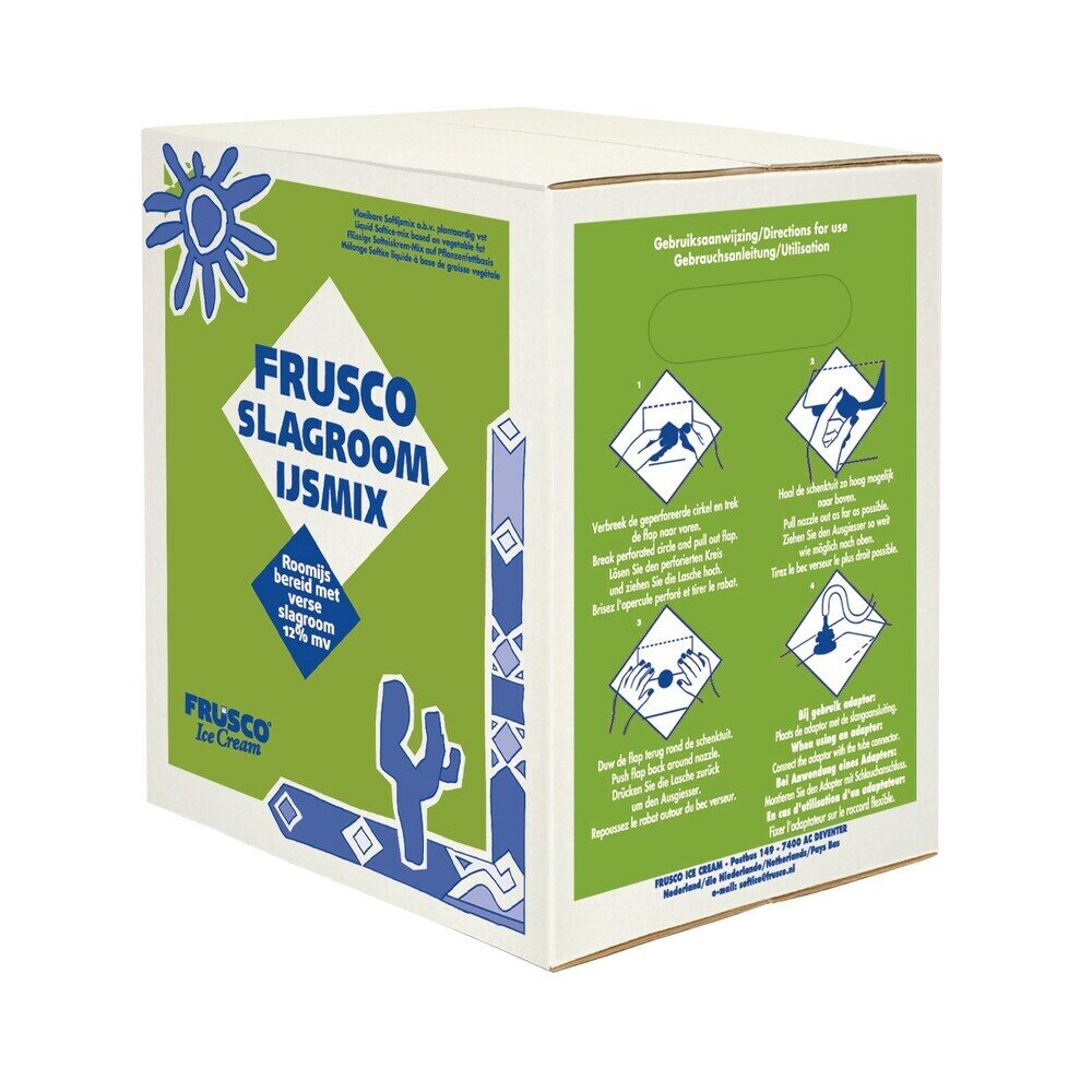 X10L MIX GLACE LIQUIDE CRÈME/SCOOP FRUSCO