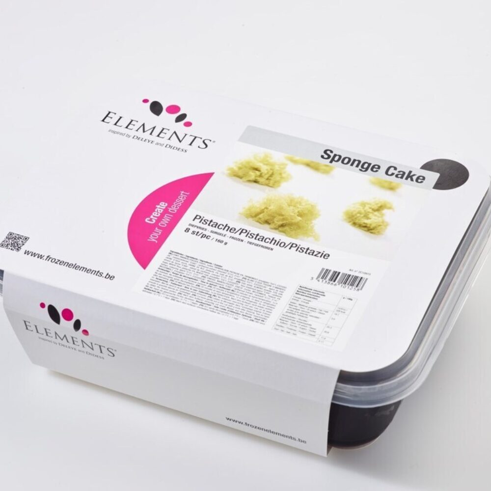 C/8ST SPONGECAKE PISTACHE