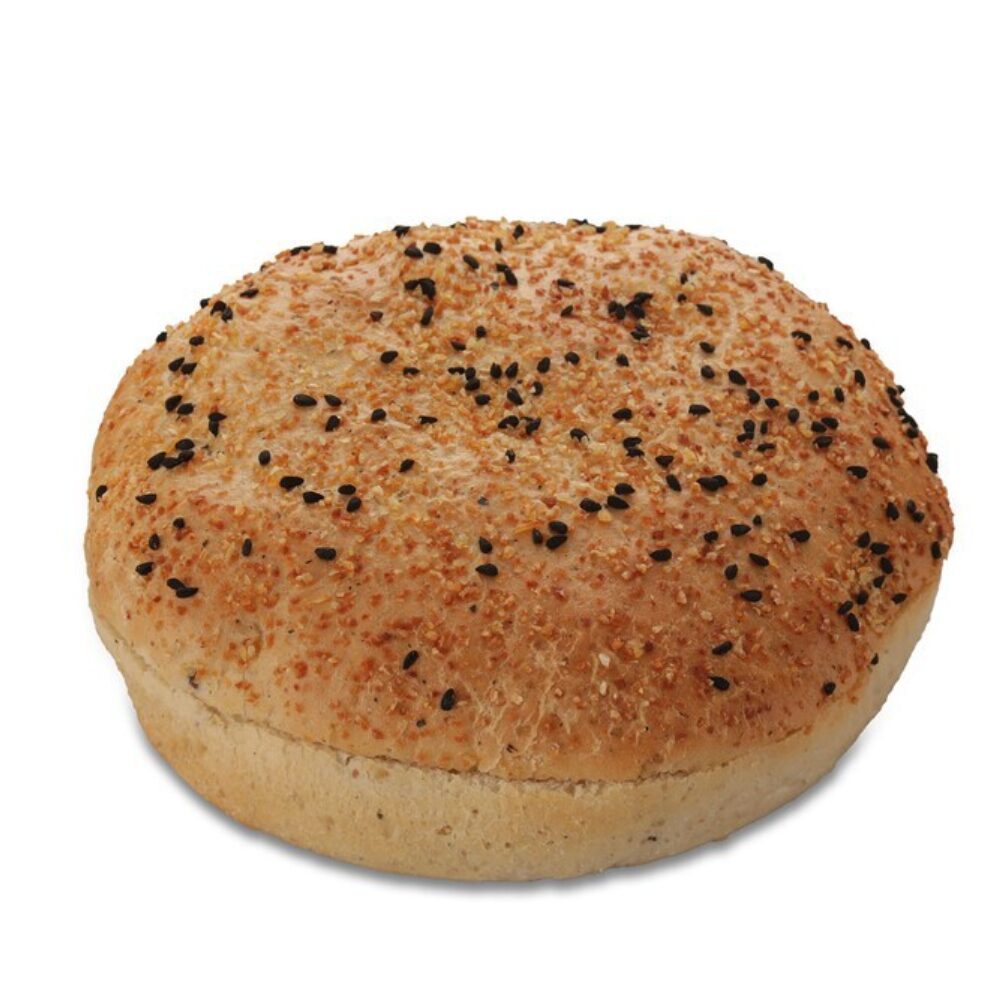C/2X12ST BLACK PEPPER HAMBURGER BUN