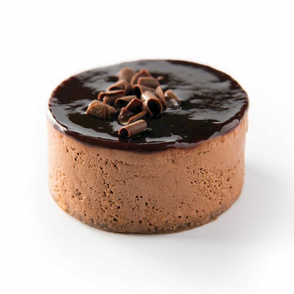 C/15PCS MOUSSE AU CHOCOLAT PORTION 7,5X3,5CM 110GR PAGOTINI