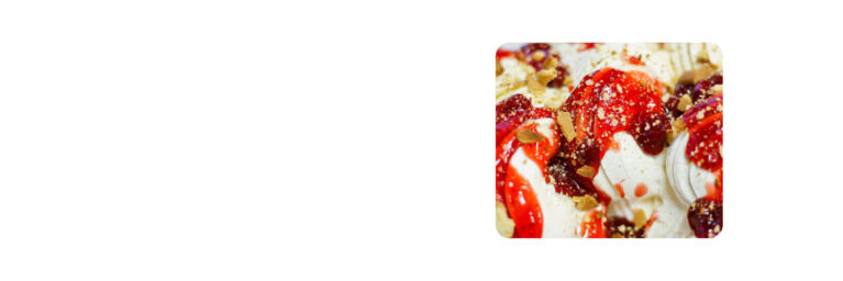 Banner Cheesecake Aardbei