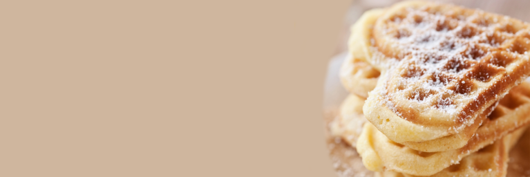 Banner Wafels en pannenkoeken