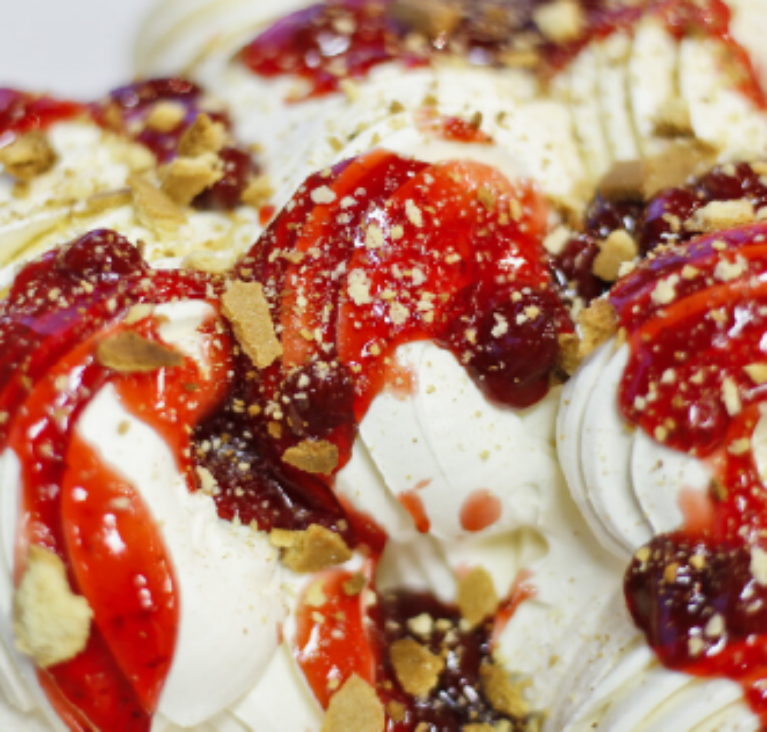 Cheesecake aardbei