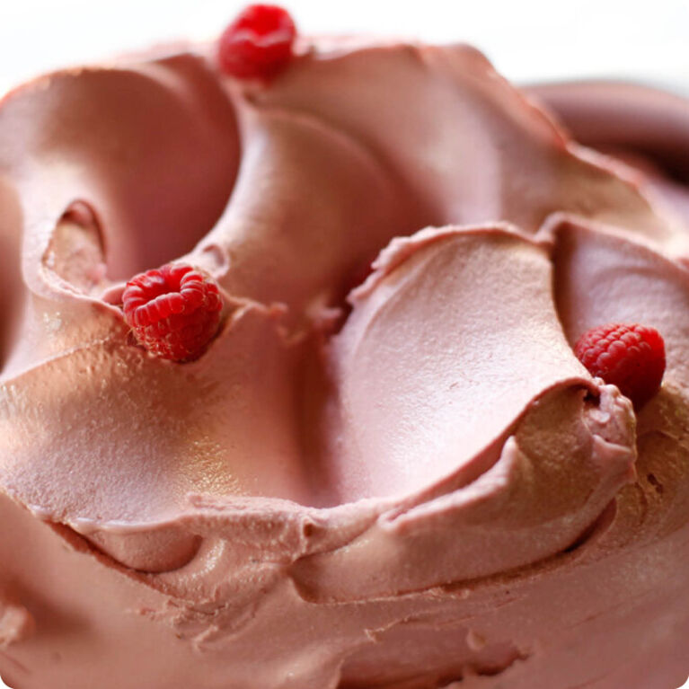 H Raspberry sorbet