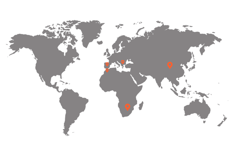 Spain Marokko Sout Africa Greece China