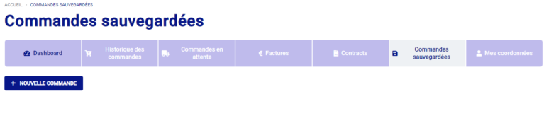 Bewaarde bestellingen 1 FR