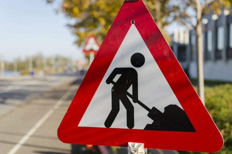 Road traffic number sign construction red 660445 pxhere com